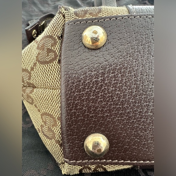 Gucci Handbag GG Canvas 141471 Brown Beige Champagne Women's - Picture 14 of 15